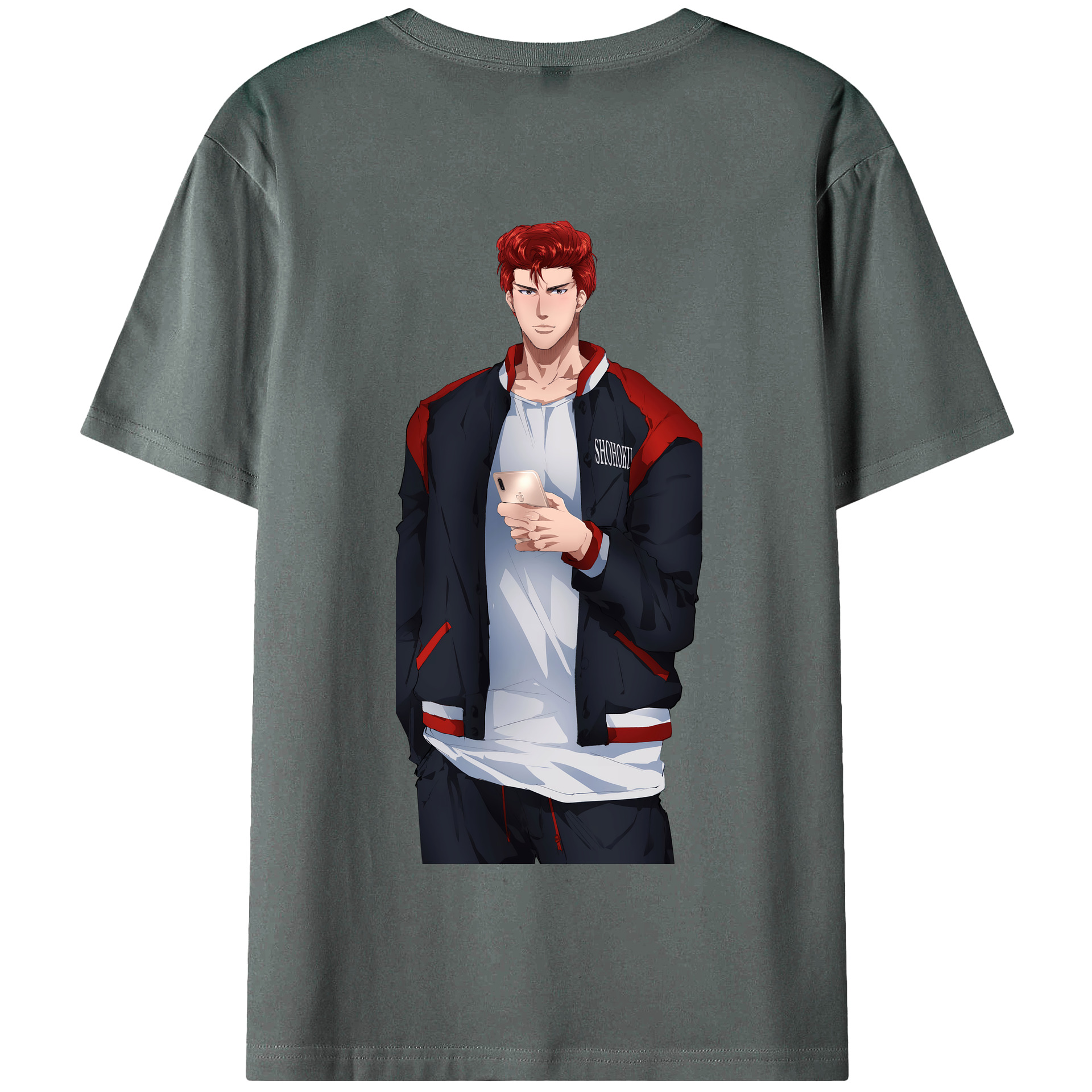 SLAM DUNK／スラムダンク 綿100％半袖Tシャツ（背面プリント）